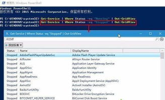 PowerShell查看和篩選系統(tǒng)服務(wù)項(xiàng)的方法